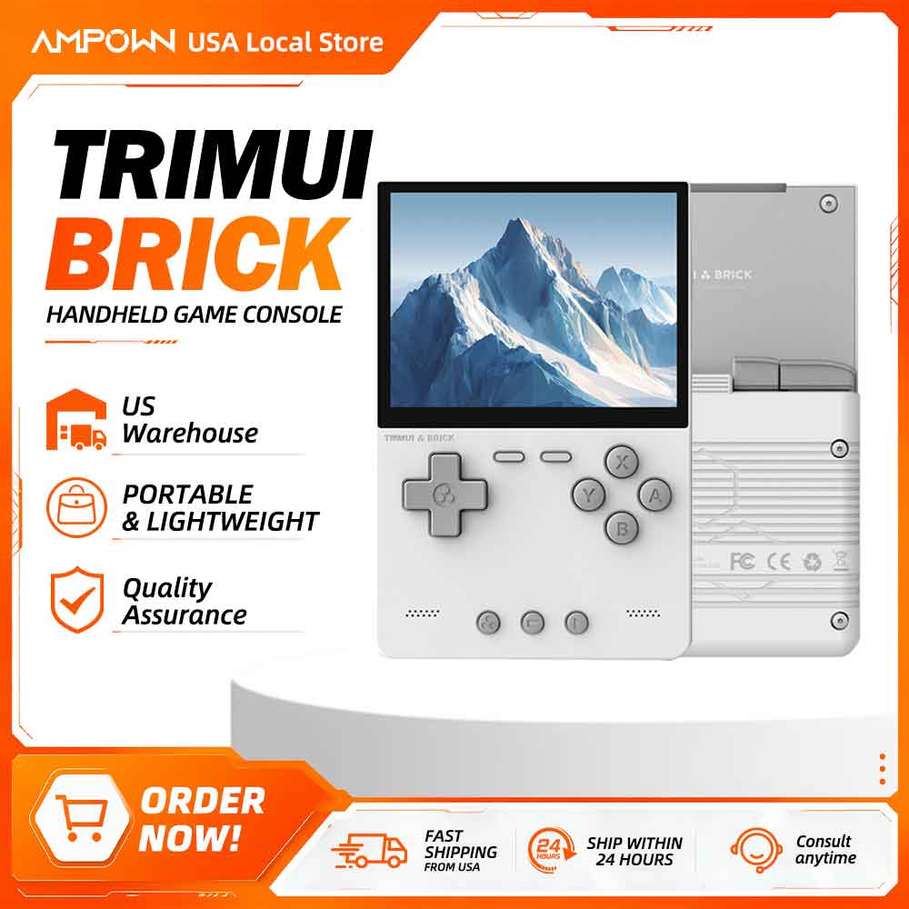 Retro Gaming Usb - Konsola przenośna TRIMUI BRICK, ekran IPS