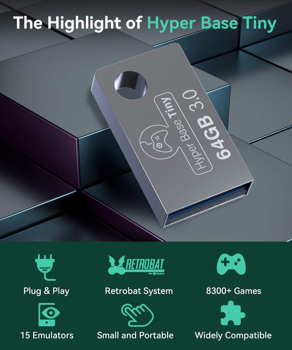 JMachen 64 GB – przenośny dysk – Retro Gaming Joystick recenzja i cena