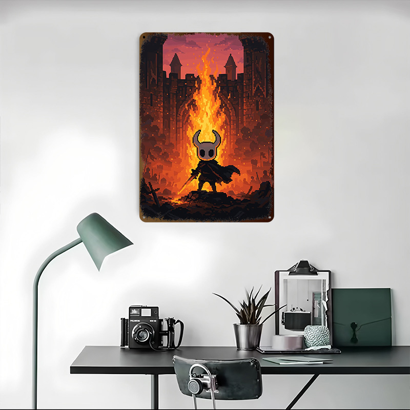 Rycerz przed zamkiem, plakat z – Retro Knight Gaming recenzja i cena