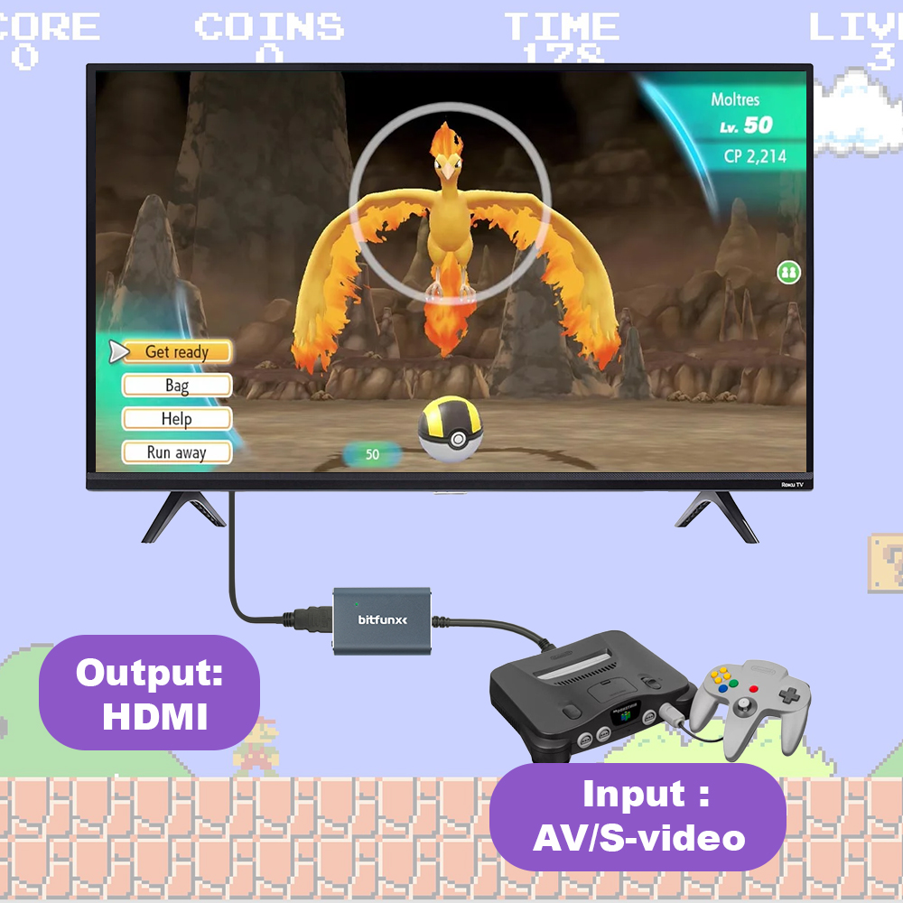 Bitfunx 720P Adapter S-Video / – Retro Gaming Event recenzja i cena