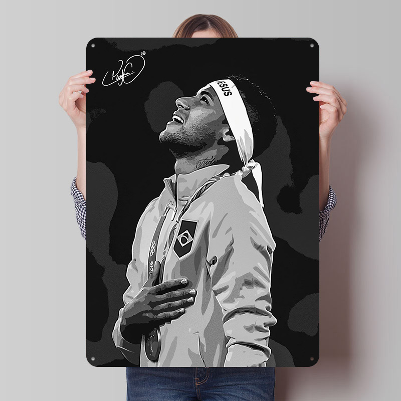 Neymar Jr. Portretowy Plakat P – Retro Gaming Desk recenzja i cena