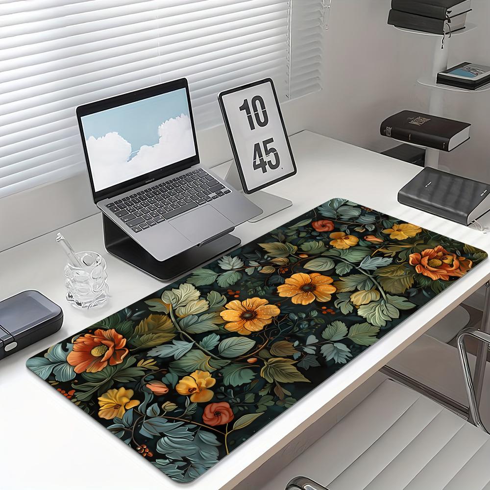 Retro kwiatowa grafika Podkład – Retro Gaming Desk recenzja i cena