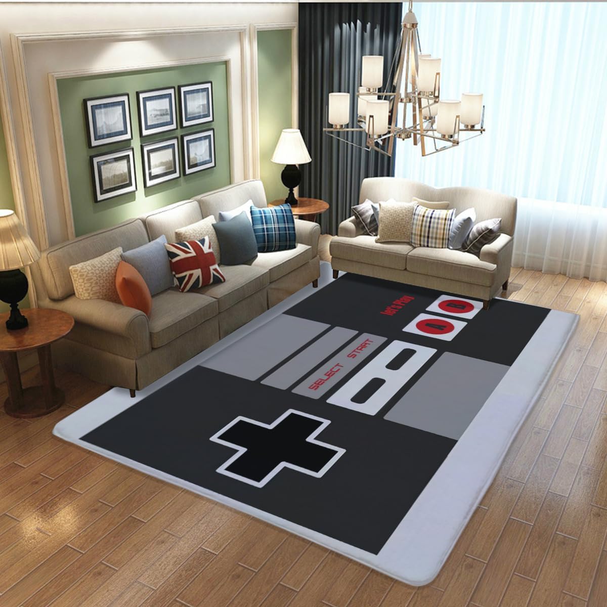 Dywan w stylu vintage z motywe – Retro Gaming Rug recenzja i cena