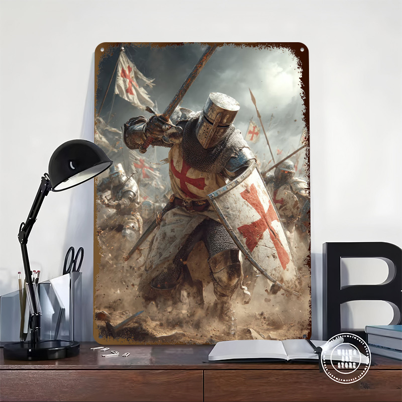 Plakat z teksturą 3D Rycerza K – Retro Knight Gaming recenzja i cena