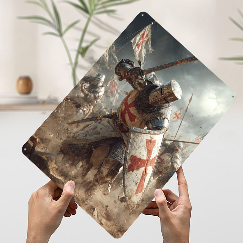 Plakat z teksturą 3D Rycerza K – Retro Knight Gaming recenzja i cena