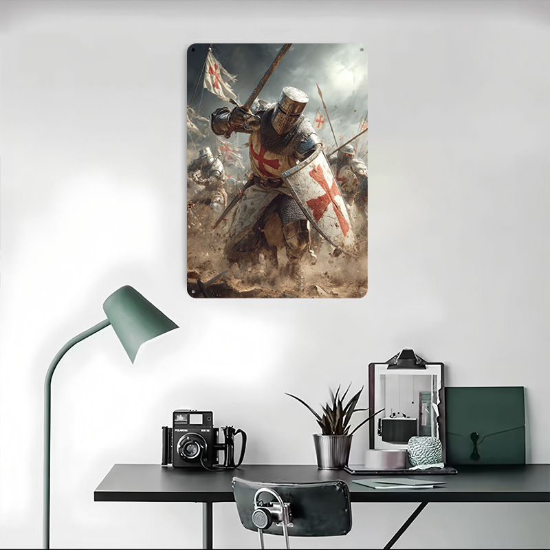 Plakat z teksturą 3D Rycerza K – Retro Knight Gaming recenzja i cena