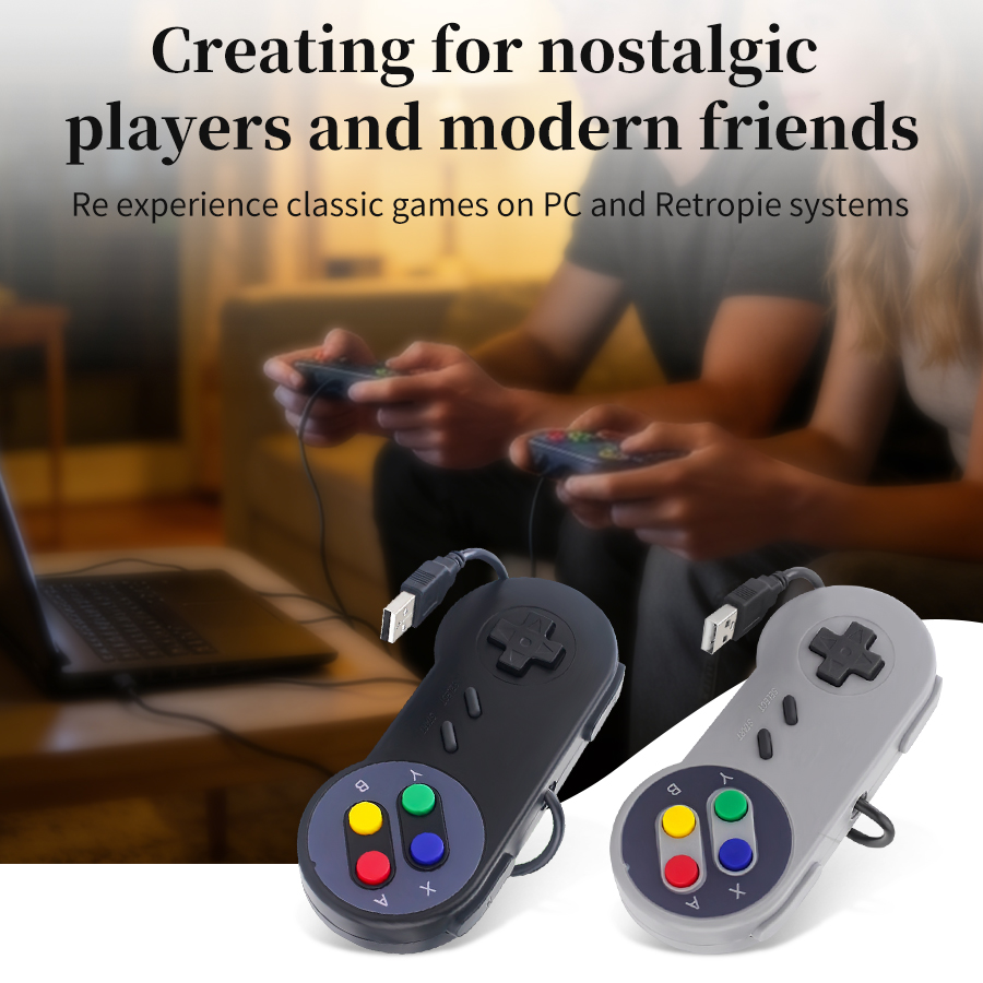 Gamepad USB, joystick do gier, – Retro Gaming Usb recenzja i cena