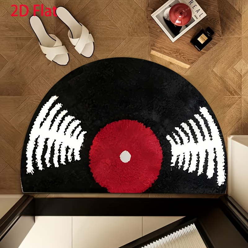 VIKAMA Vintage Vinyl Record Se – Retro Gaming Rug recenzja i cena